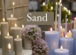 Preview: Sand LED Kerze Deluxe Homeart